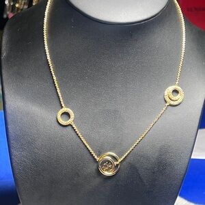 Tory Burch Gold Pace Necklace